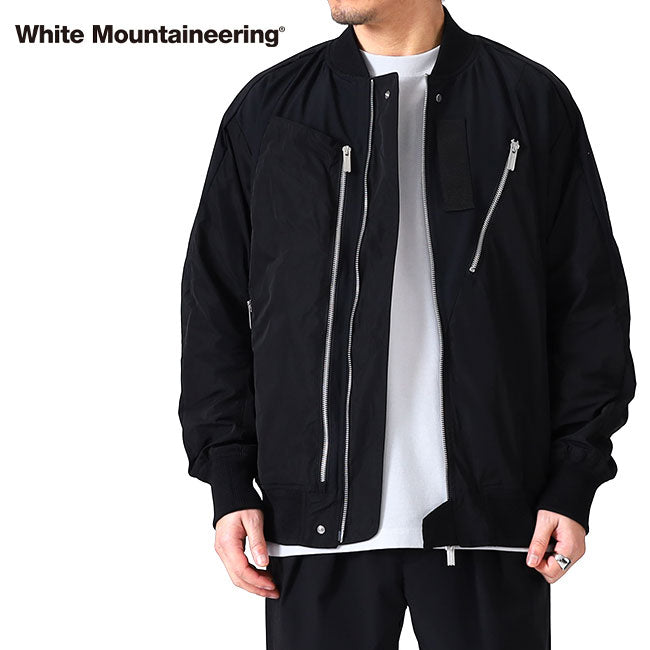 White Mountaineering ASYMMETRY FLIGHT JACKET WM2571201