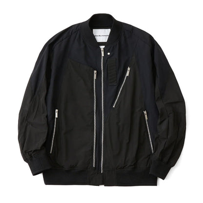 White Mountaineering ASYMMETRY FLIGHT JACKET WM2571201