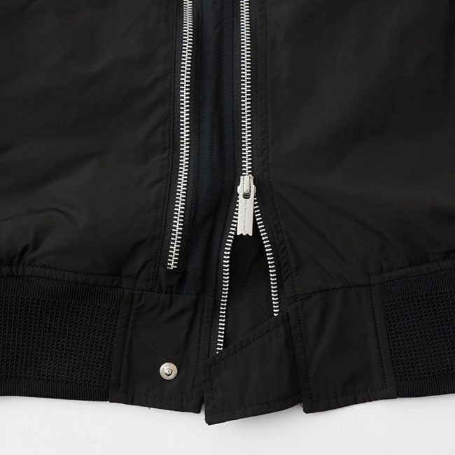 White Mountaineering ASYMMETRY FLIGHT JACKET WM2571201