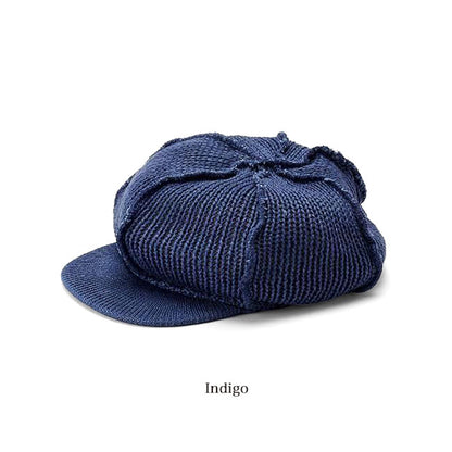 KIJIMA TAKAYUKI LINEN KNIT CASQUETTE MKNY261205 **