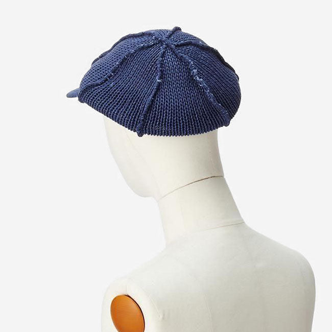 KIJIMA TAKAYUKI LINEN KNIT CASQUETTE MKNY261205 **