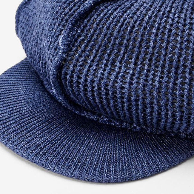 KIJIMA TAKAYUKI LINEN KNIT CASQUETTE MKNY261205 **