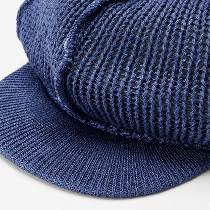 KIJIMA TAKAYUKI LINEN KNIT CASQUETTE MKNY261205 **