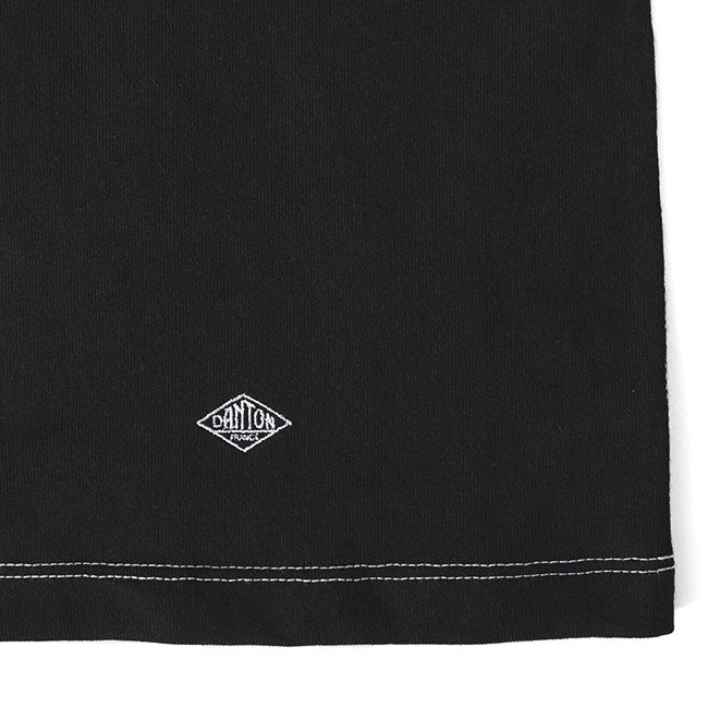 DANTON ダントン プレーン ロゴTシャツ JD-9212 無地 (レディース)