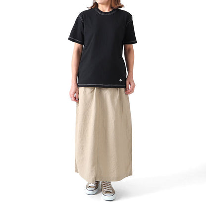 DANTON ダントン プレーン ロゴTシャツ JD-9212 無地 (レディース)
