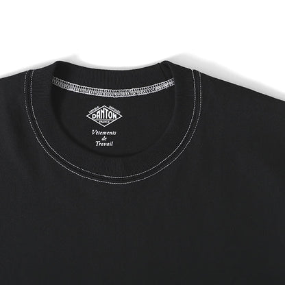 DANTON ダントン プレーン ロゴTシャツ JD-9212 無地 (レディース)