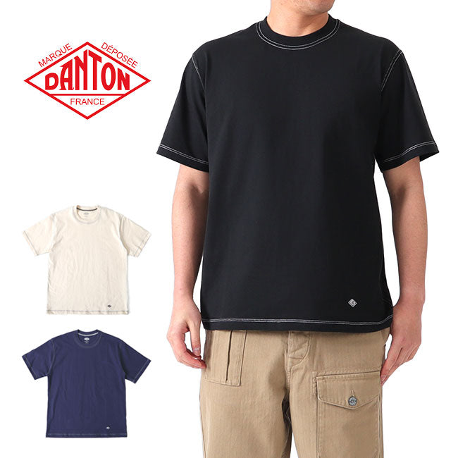 DANTON ダントン プレーン ロゴTシャツ JD-9212 無地 (メンズ)
