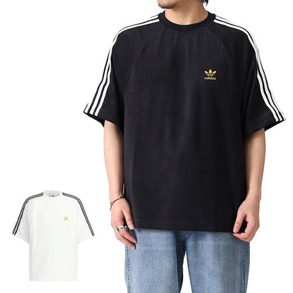 日本限定モデル adidas originals アディダスオリジナルス パイル地 Tシャツ JX8977 JX8978 半袖Tシャツ タオル地 メンズ