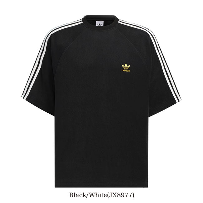 日本限定モデル adidas originals アディダスオリジナルス パイル地 Tシャツ JX8977 JX8978 半袖Tシャツ タオル地 メンズ