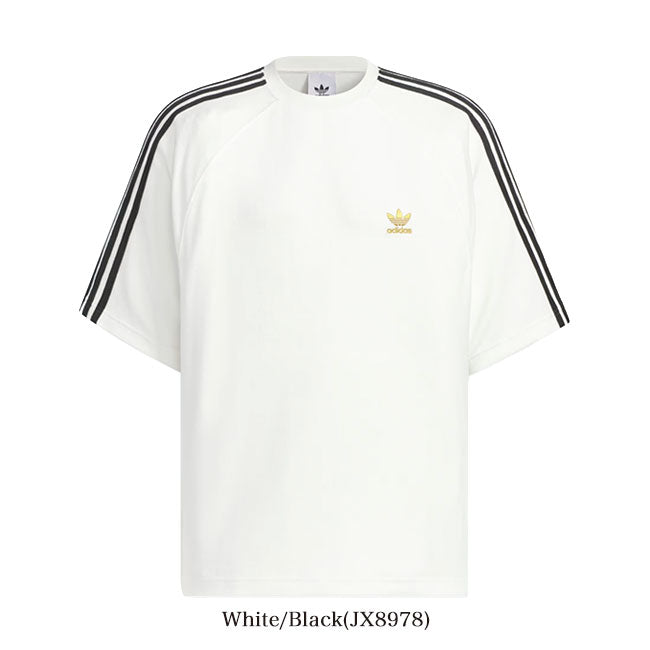 日本限定モデル adidas originals アディダスオリジナルス パイル地 Tシャツ JX8977 JX8978 半袖Tシャツ タオル地 メンズ