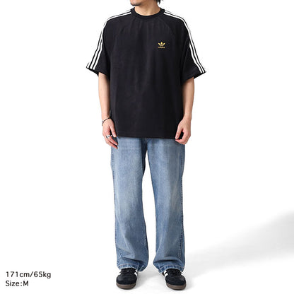 日本限定モデル adidas originals アディダスオリジナルス パイル地 Tシャツ JX8977 JX8978 半袖Tシャツ タオル地 メンズ