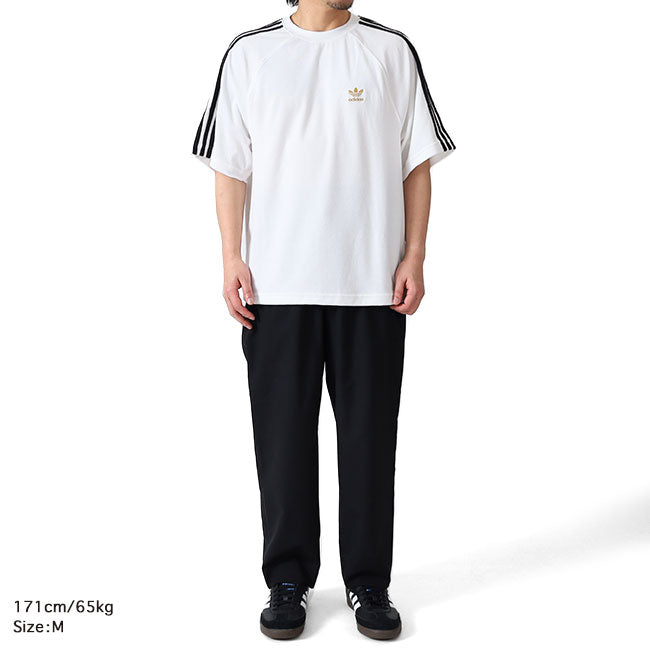 日本限定モデル adidas originals アディダスオリジナルス パイル地 Tシャツ JX8977 JX8978 半袖Tシャツ タオル地 メンズ