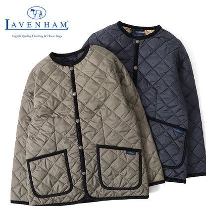 LAVENHAM ラベンハム ノーカラー キルティングジャケット SLJ2122 中綿ジャケット レディース