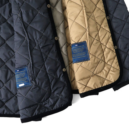 LAVENHAM ラベンハム ノーカラー キルティングジャケット SLJ2122 中綿ジャケット レディース