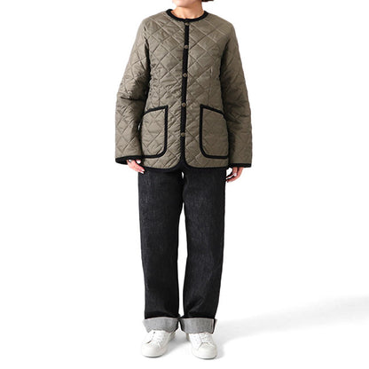 LAVENHAM ラベンハム ノーカラー キルティングジャケット SLJ2122 中綿ジャケット レディース