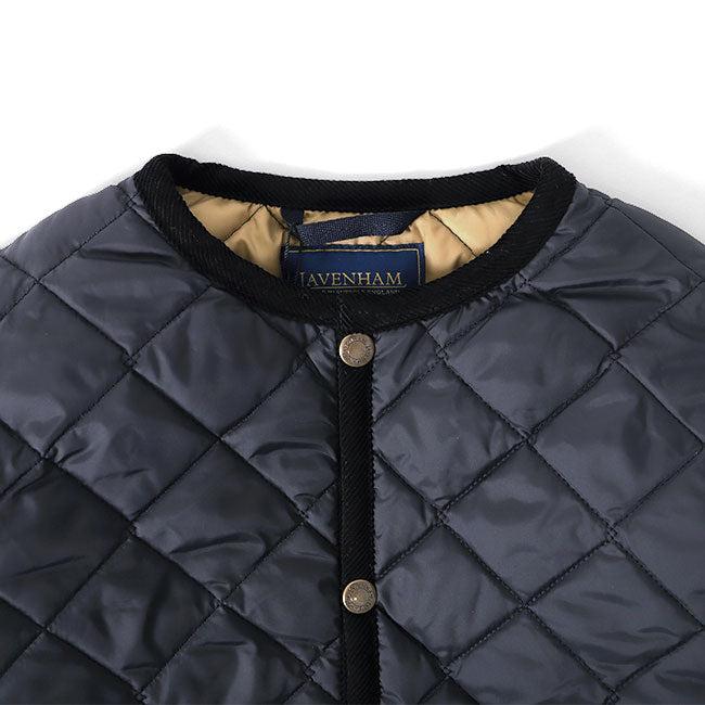 LAVENHAM ラベンハム ノーカラー キルティングジャケット SLJ2122 中綿ジャケット レディース
