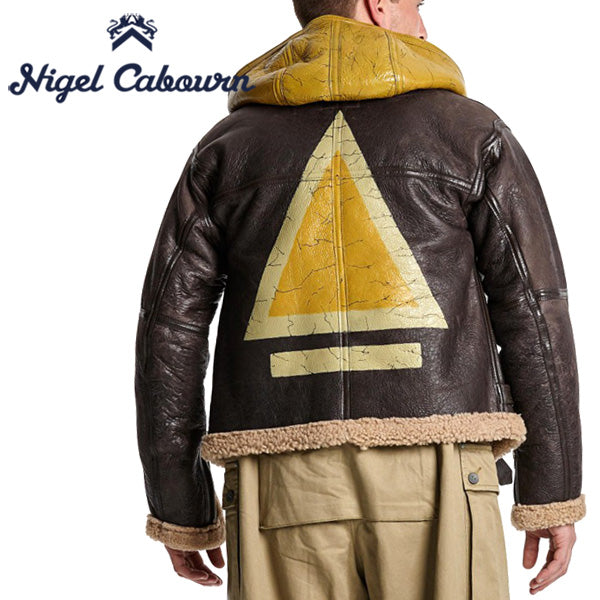 ナイジェルケーボン Nigel Cabourn シープスキン ムートンジャケット フード オーセンティック 8035119nigelcabourn (メンズ)