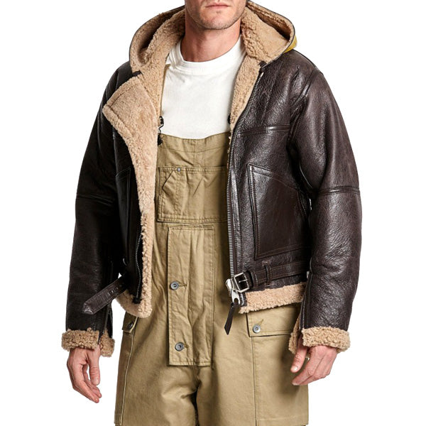 ナイジェルケーボン Nigel Cabourn シープスキン ムートンジャケット フード オーセンティック 8035119nigelcabourn (メンズ)