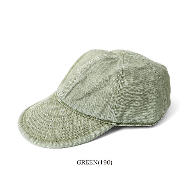Nigel Cabourn ナイジェルケーボン キャンバス ヘリンボーン メカニックキャップ 80421366020 帽子 メンズ