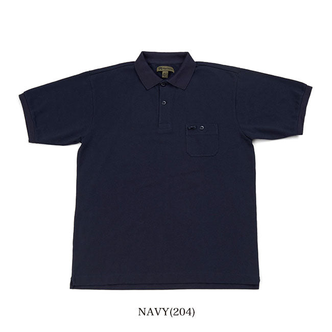 Nigel Cabourn ナイジェルケーボン リボン 胸ポケット ポロシャツ 80420021060 半袖ポロシャツ メンズ