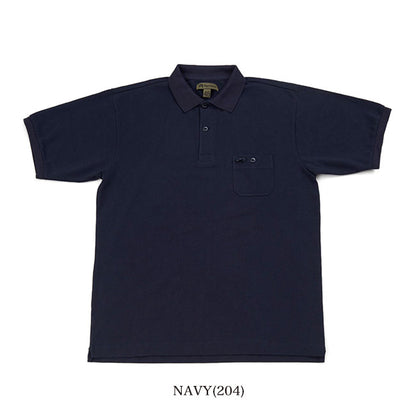 Nigel Cabourn ナイジェルケーボン リボン 胸ポケット ポロシャツ 80420021060 半袖ポロシャツ メンズ