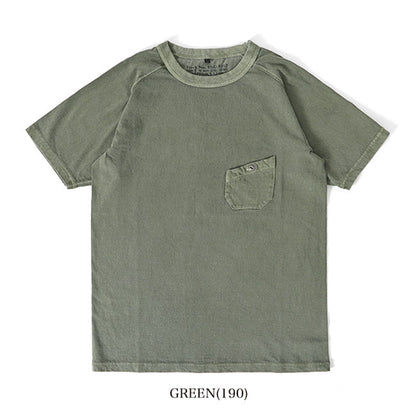 Nigel Cabourn ナイジェルケーボン 5.6oz ピグメント 胸ポケットTシャツ 21021 半袖Tシャツ メンズ