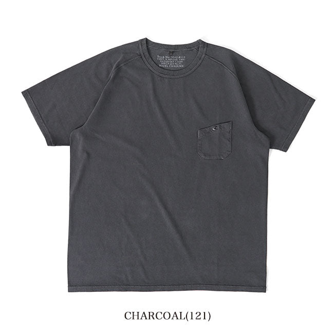 Nigel Cabourn ナイジェルケーボン 5.6oz ピグメント 胸ポケットTシャツ 21021 半袖Tシャツ メンズ