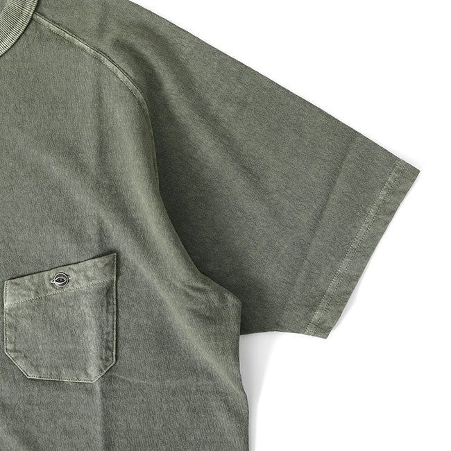 Nigel Cabourn ナイジェルケーボン 5.6oz ピグメント 胸ポケットTシャツ 21021 半袖Tシャツ メンズ