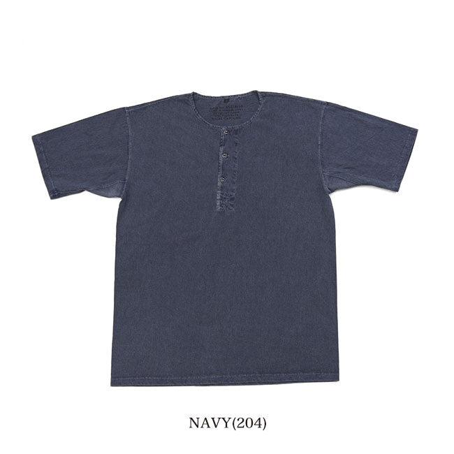 Nigel Cabourn ナイジェルケーボン 50'S ピグメント ヘンリーネックTシャツ 80420021003 半袖Tシャツ メンズ