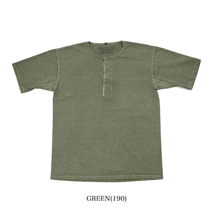 Nigel Cabourn ナイジェルケーボン 50'S ピグメント ヘンリーネックTシャツ 80420021003 半袖Tシャツ メンズ