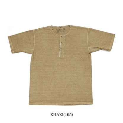 Nigel Cabourn ナイジェルケーボン 50'S ピグメント ヘンリーネックTシャツ 80420021003 半袖Tシャツ メンズ