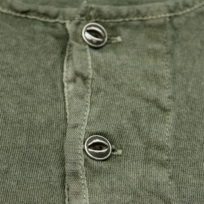 Nigel Cabourn ナイジェルケーボン 50'S ピグメント ヘンリーネックTシャツ 80420021003 半袖Tシャツ メンズ