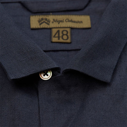 Nigel Cabourn ナイジェルケーボン リネンツイル オープンカラーシャツ 80420011006 開襟シャツ 半袖シャツ メンズ
