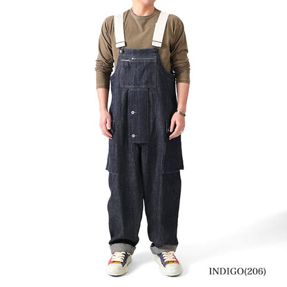 Nigel Cabourn ナイジェルケーボン ライブロ 日本デニム ナバル ダンガリー 80421350550 オーバーオール メンズ