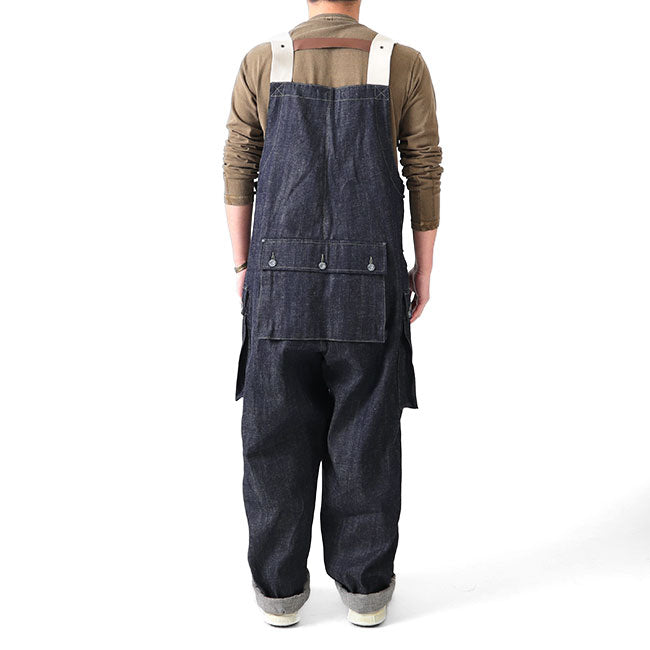 Nigel Cabourn ナイジェルケーボン ライブロ 日本デニム ナバル ダンガリー 80421350550 オーバーオール メンズ
