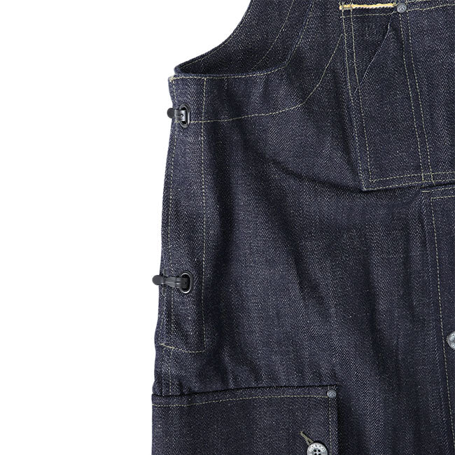 Nigel Cabourn ナイジェルケーボン ライブロ 日本デニム ナバル ダンガリー 80421350550 オーバーオール メンズ