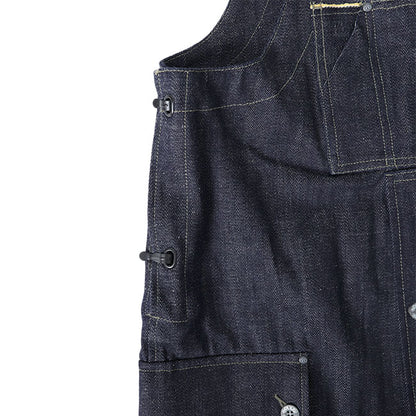Nigel Cabourn ナイジェルケーボン ライブロ 日本デニム ナバル ダンガリー 80421350550 オーバーオール メンズ