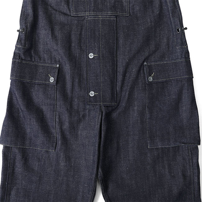 Nigel Cabourn ナイジェルケーボン ライブロ 日本デニム ナバル ダンガリー 80421350550 オーバーオール メンズ