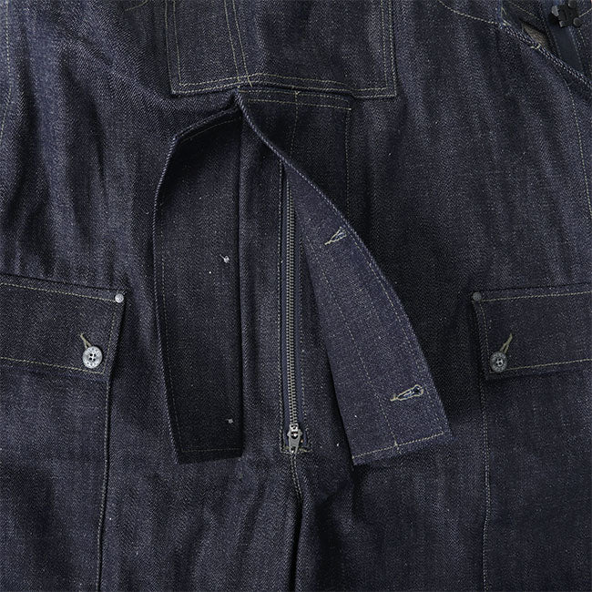 Nigel Cabourn ナイジェルケーボン ライブロ 日本デニム ナバル ダンガリー 80421350550 オーバーオール メンズ