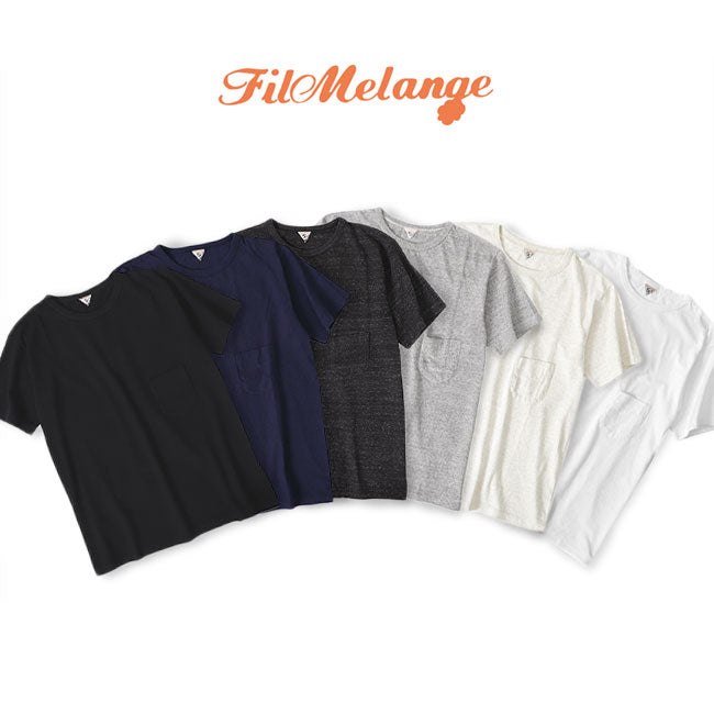 Filmelange フィルメランジェ DIZZY 胸ポケット 半袖Tシャツ