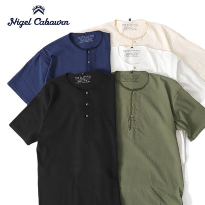 Nigel Cabourn ナイジェルケーボン 50s ヘンリーネックTシャツ 80440021005 半袖Tシャツ メンズ レディース