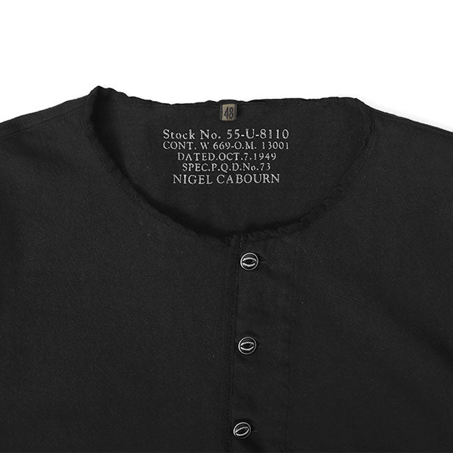 Nigel Cabourn ナイジェルケーボン 50s ヘンリーネックTシャツ 80440021005 半袖Tシャツ メンズ レディース