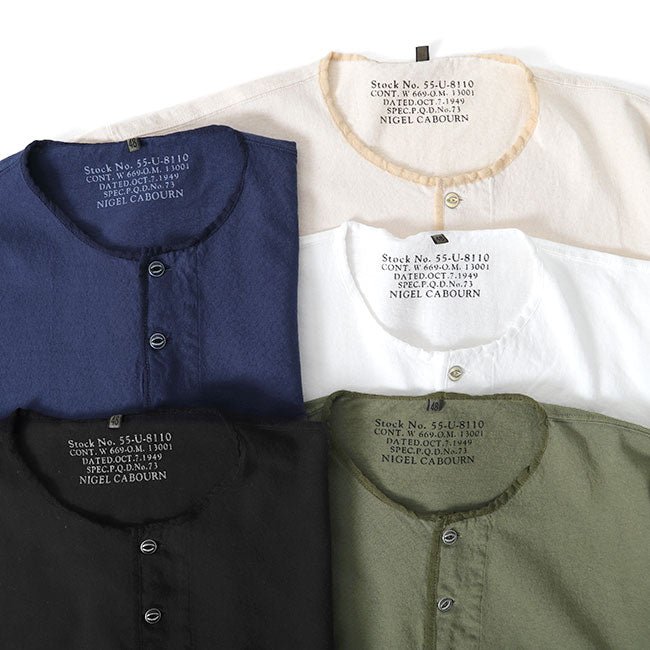 Nigel Cabourn ナイジェルケーボン 50s ヘンリーネックTシャツ 80440021005 半袖Tシャツ メンズ レディース