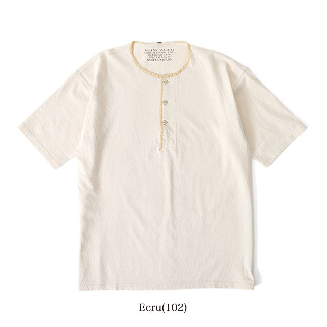 Nigel Cabourn ナイジェルケーボン 50s ヘンリーネックTシャツ 80440021005 半袖Tシャツ メンズ レディース