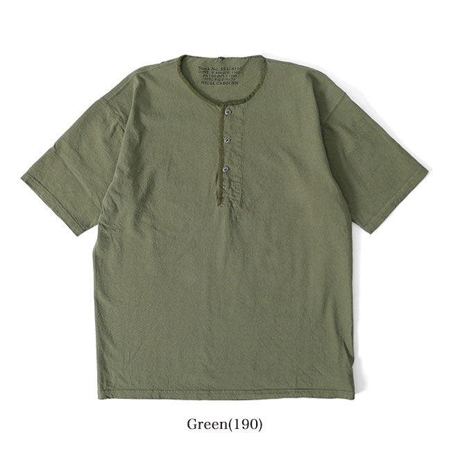 Nigel Cabourn ナイジェルケーボン 50s ヘンリーネックTシャツ 80440021005 半袖Tシャツ メンズ レディース