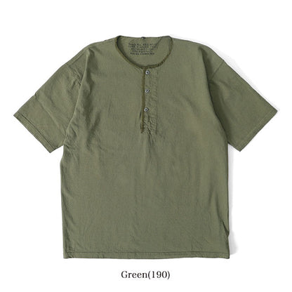 Nigel Cabourn ナイジェルケーボン 50s ヘンリーネックTシャツ 80440021005 半袖Tシャツ メンズ レディース