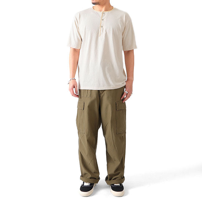 Nigel Cabourn ナイジェルケーボン 50s ヘンリーネックTシャツ 80440021005 半袖Tシャツ メンズ レディース