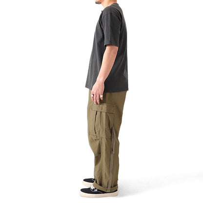 Nigel Cabourn ナイジェルケーボン 50s ピグメント ヘンリーネックTシャツ 80440021006 顔料染め 半袖Tシャツ メンズ