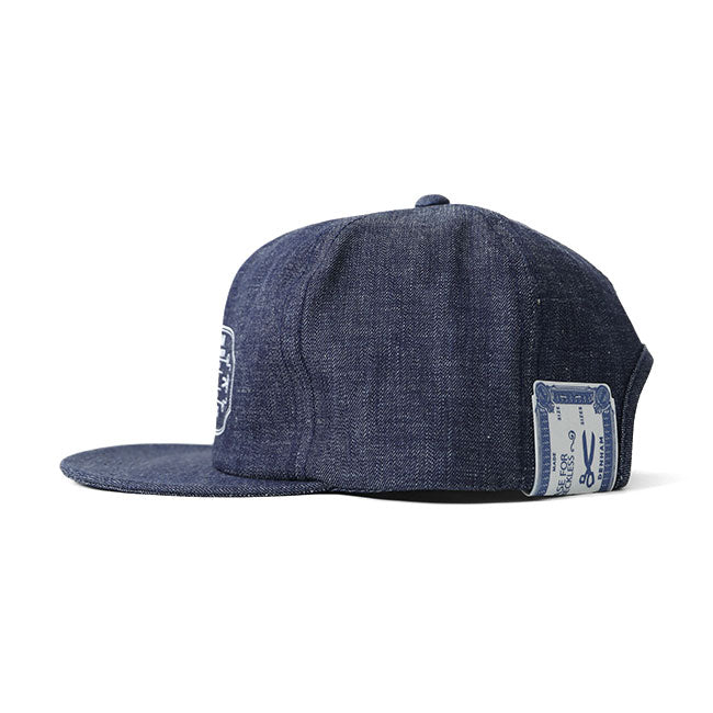DENHAM デンハム THE H.W.DOG&CO コラボ デニム トラッカー 6パネルキャップ 01-22-03-82-030 帽子 メンズ