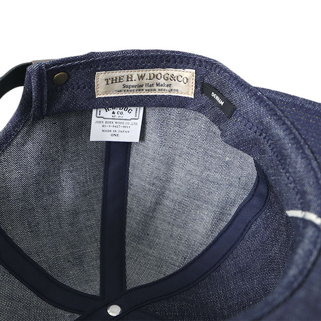 DENHAM デンハム THE H.W.DOG&CO コラボ デニム トラッカー 6パネルキャップ 01-22-03-82-030 帽子 メンズ